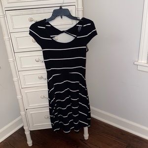 Striped Skater Dress